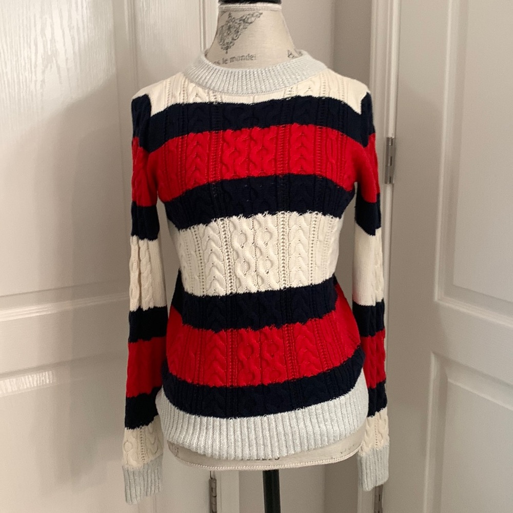 Cable sweater